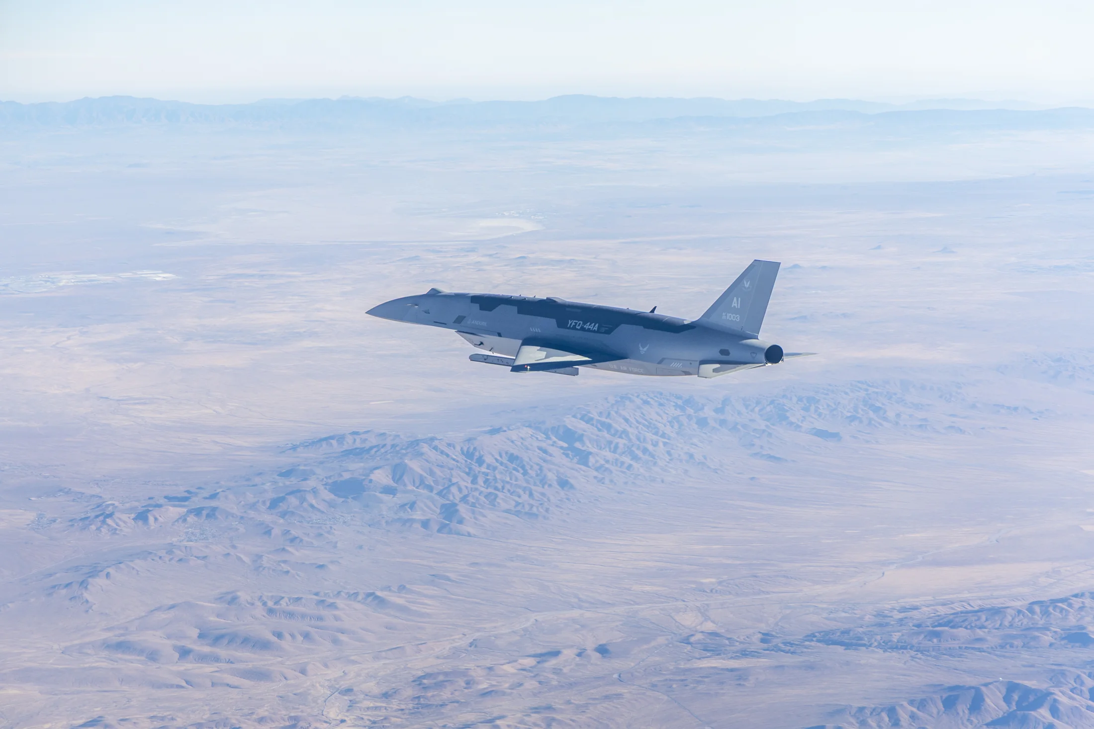 Representative view of Anduril YFQ-44A.