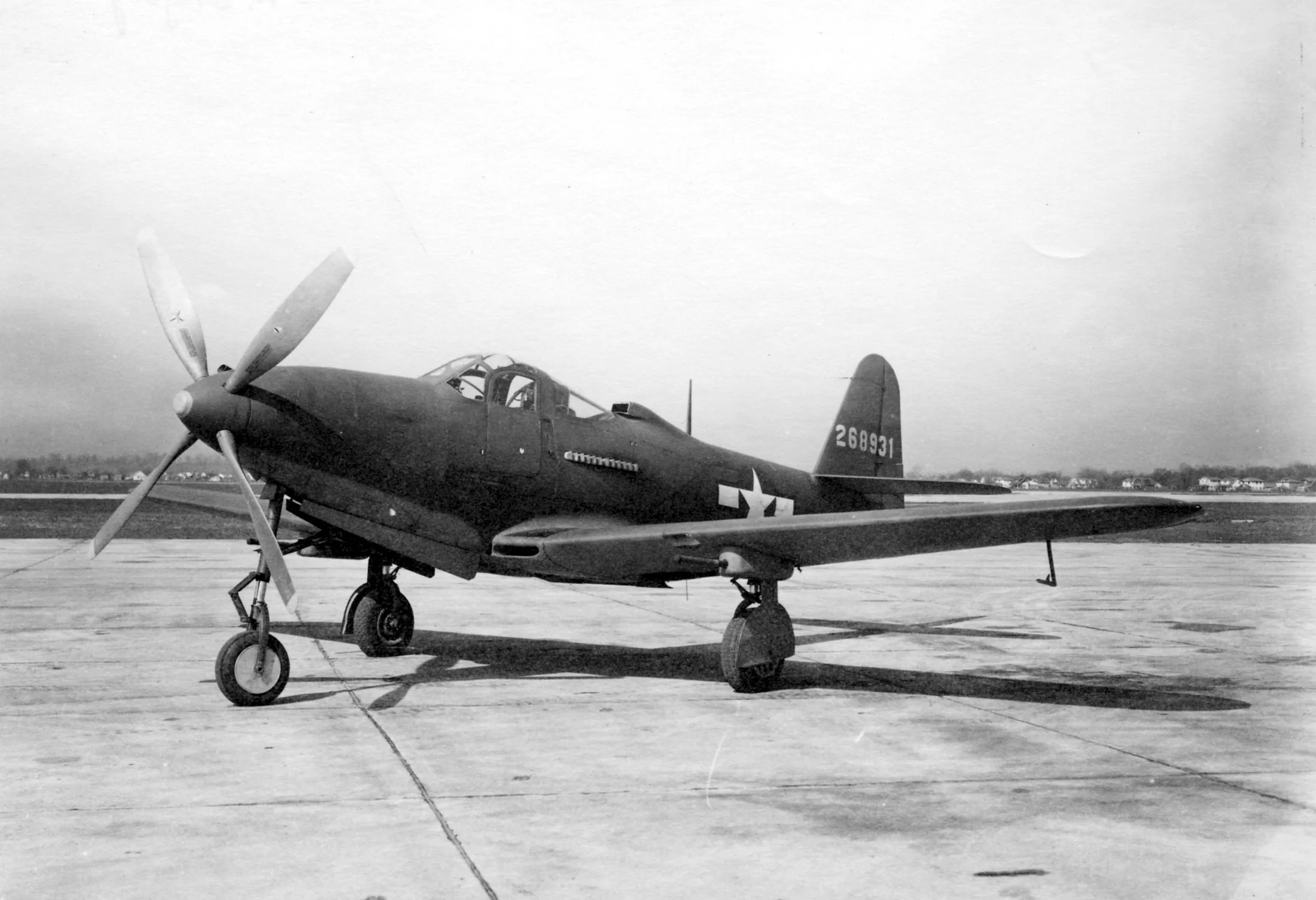 Representative view of Bell P-63 Kingcobra.