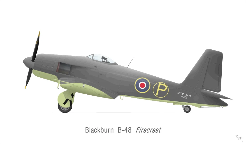 Representative view of Blackburn B.48 Firecrest.
