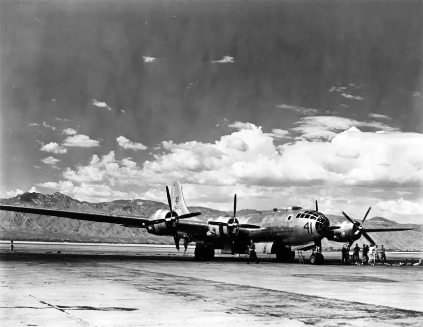 Representative view of Boeing B-29 Superfortress.