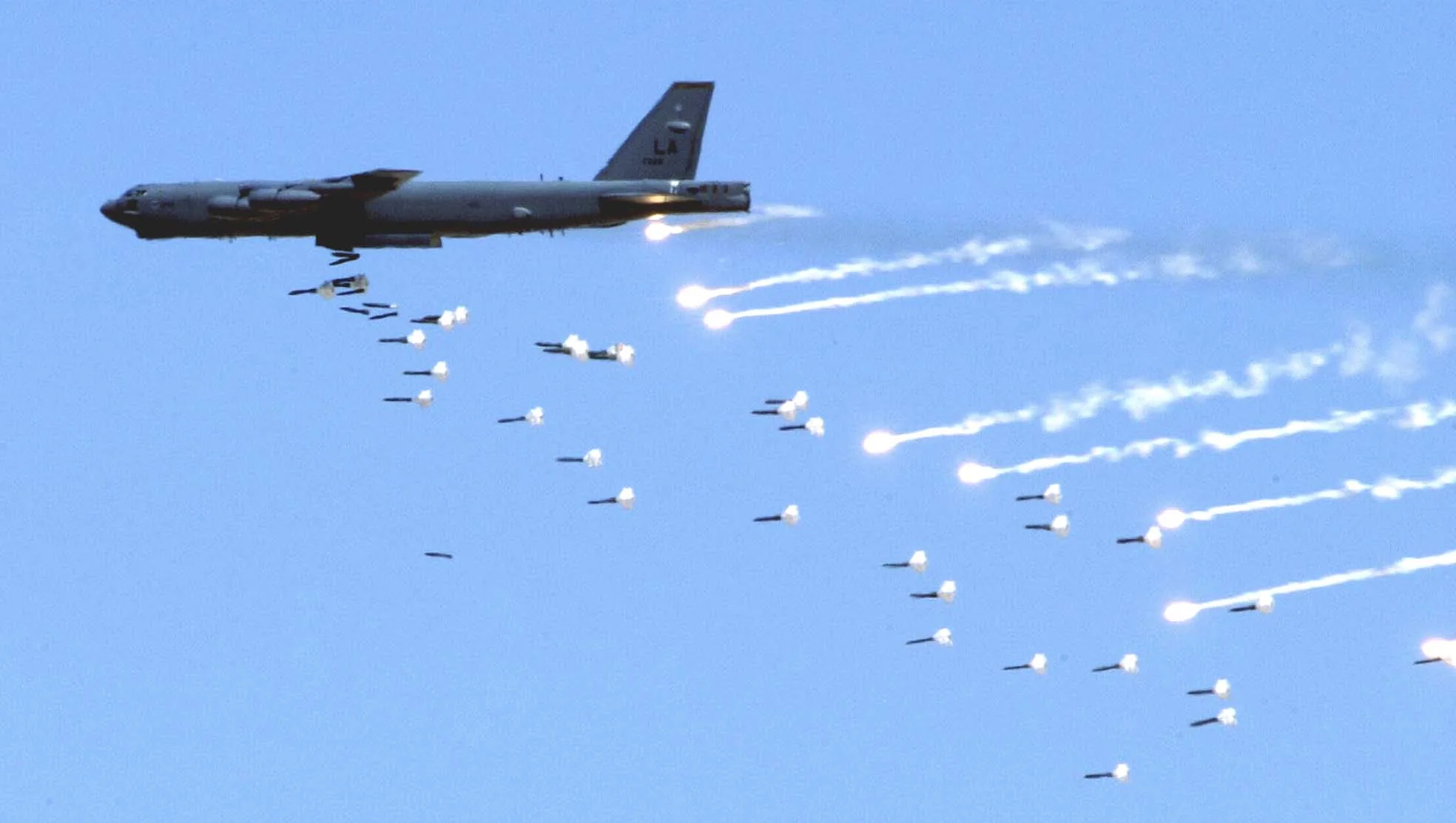 Representative view of Boeing B-52 Stratofortress.
