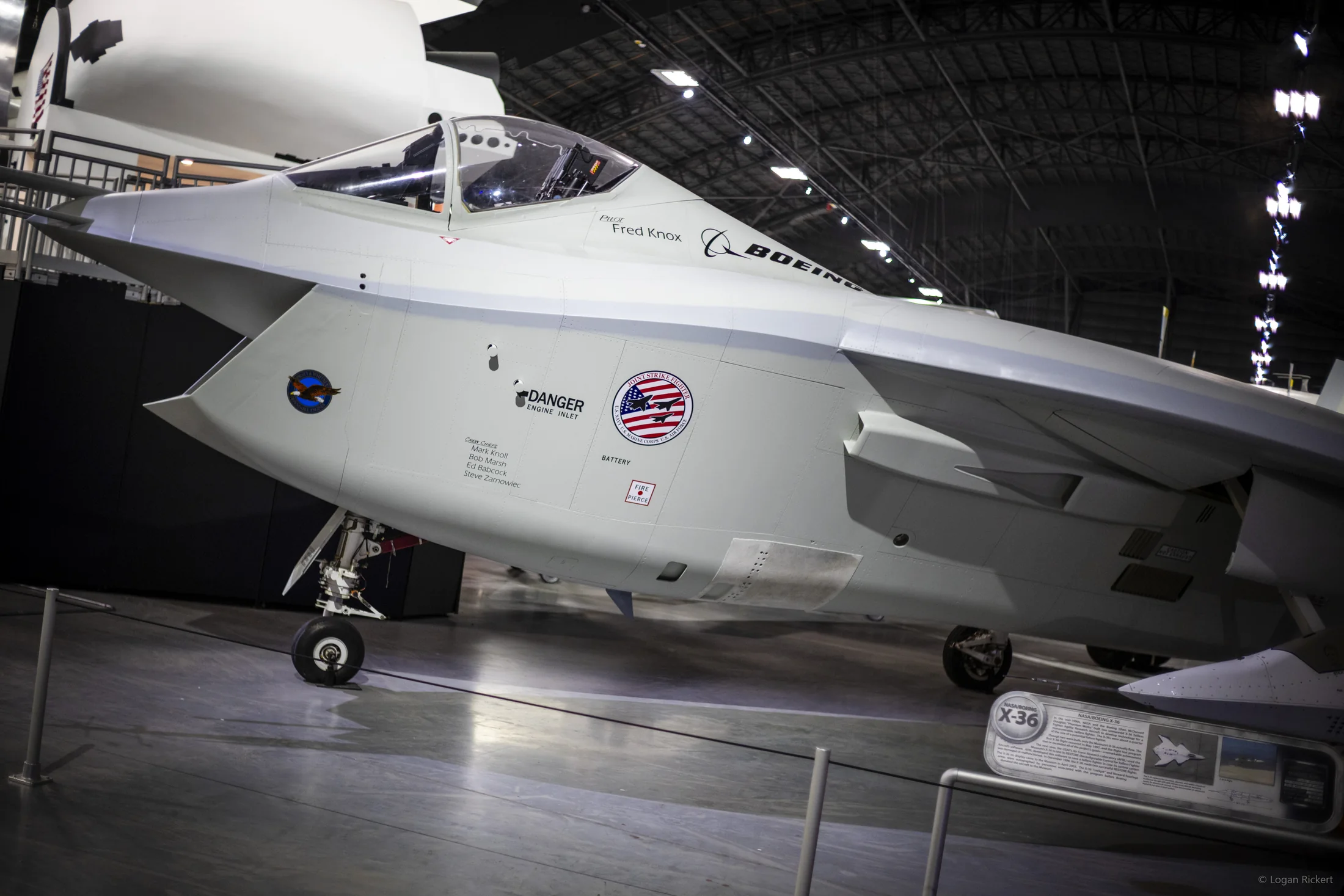 Representative view of Boeing X-32 Joint Strike Fighter demonstrator.
