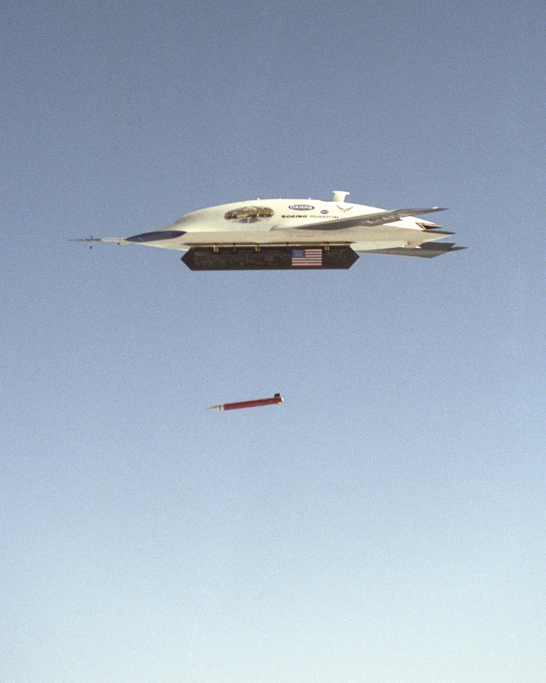 Representative view of Boeing X-45 UCAV.