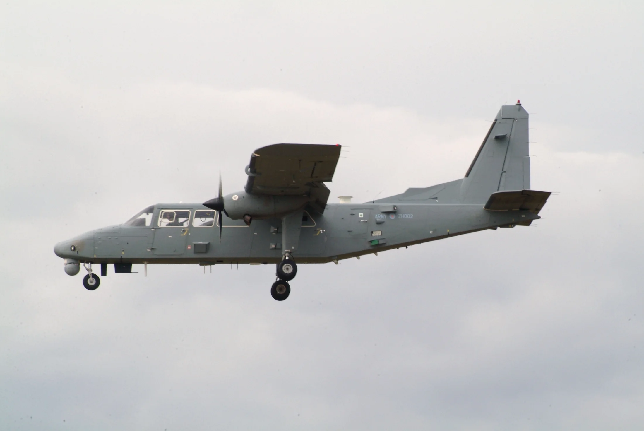 Representative view of Britten-Norman Defender.