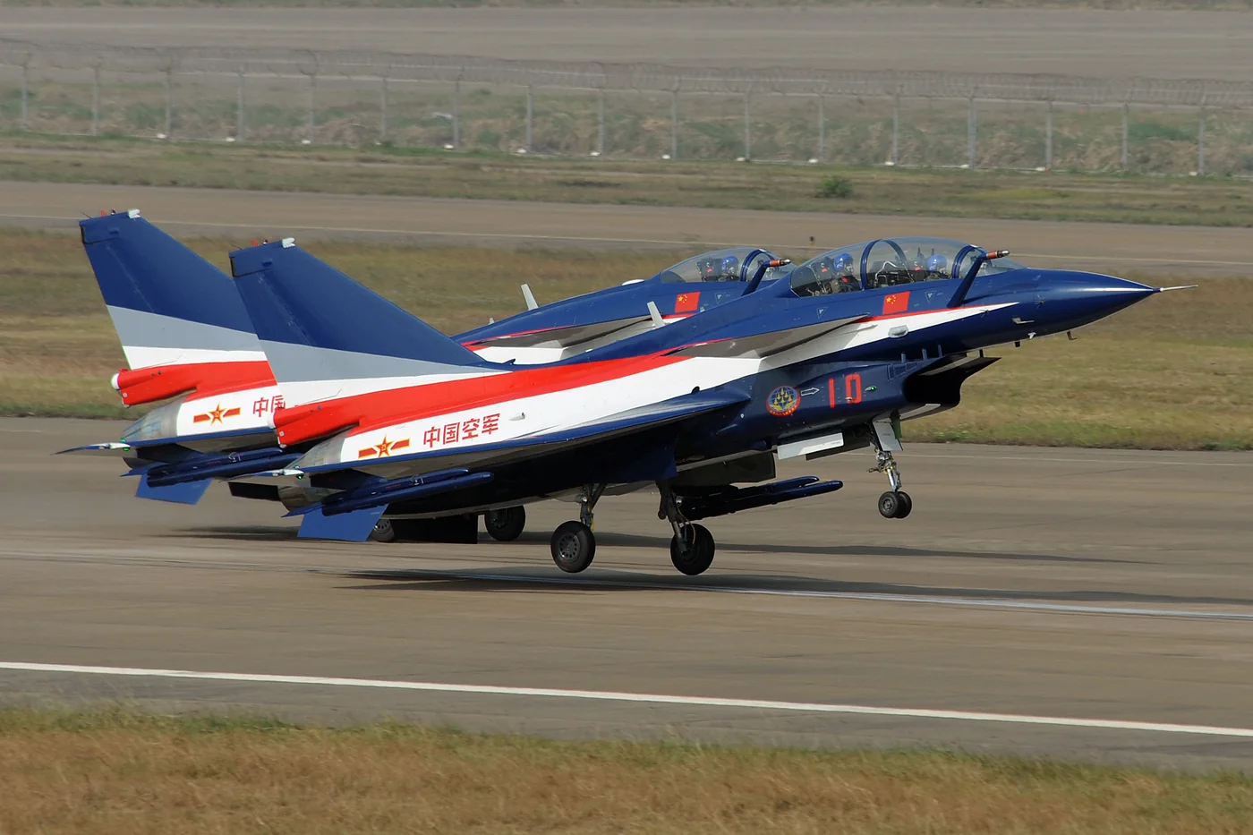 Representative view of Chengdu J-10.
