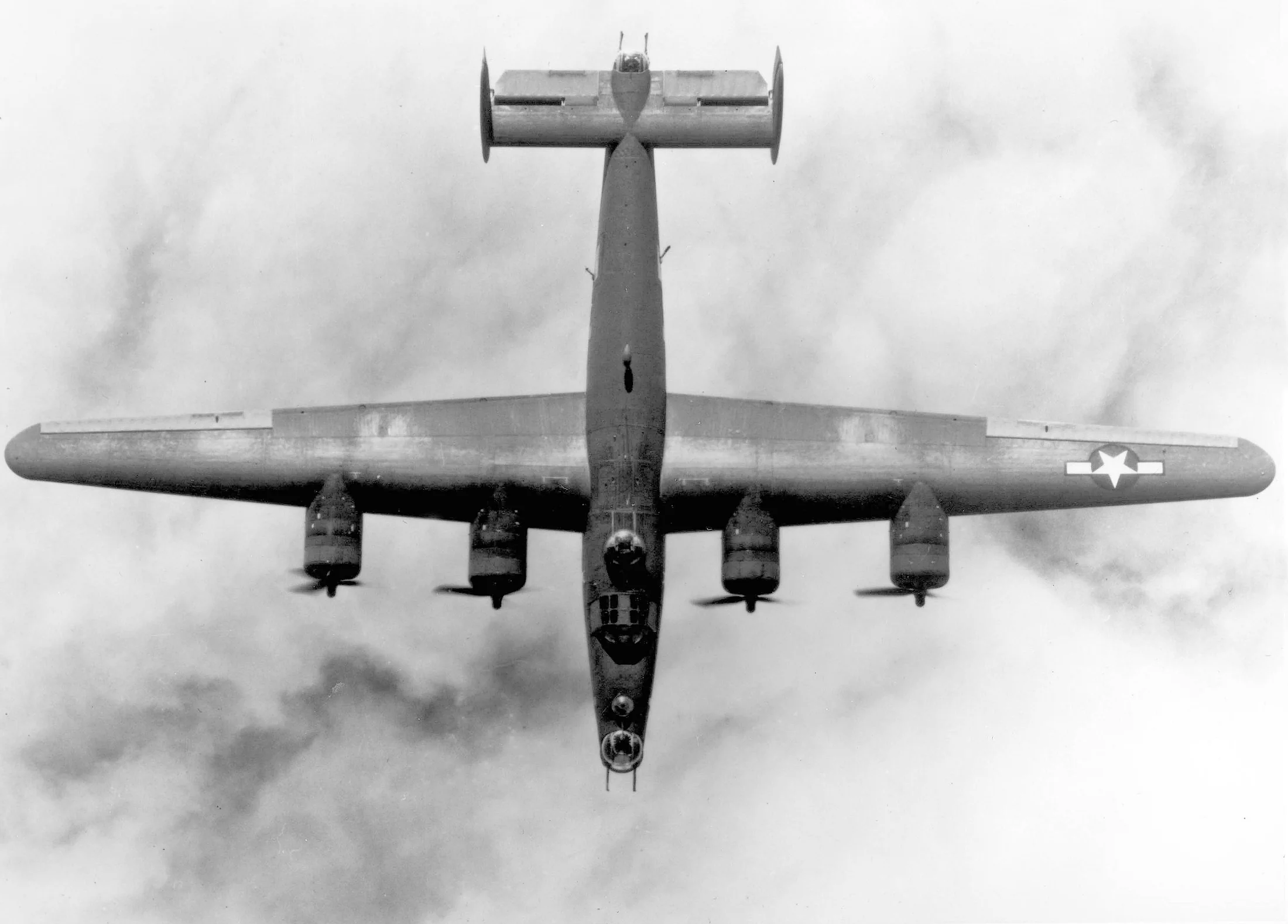 Representative view of Consolidated B-24 Liberator.