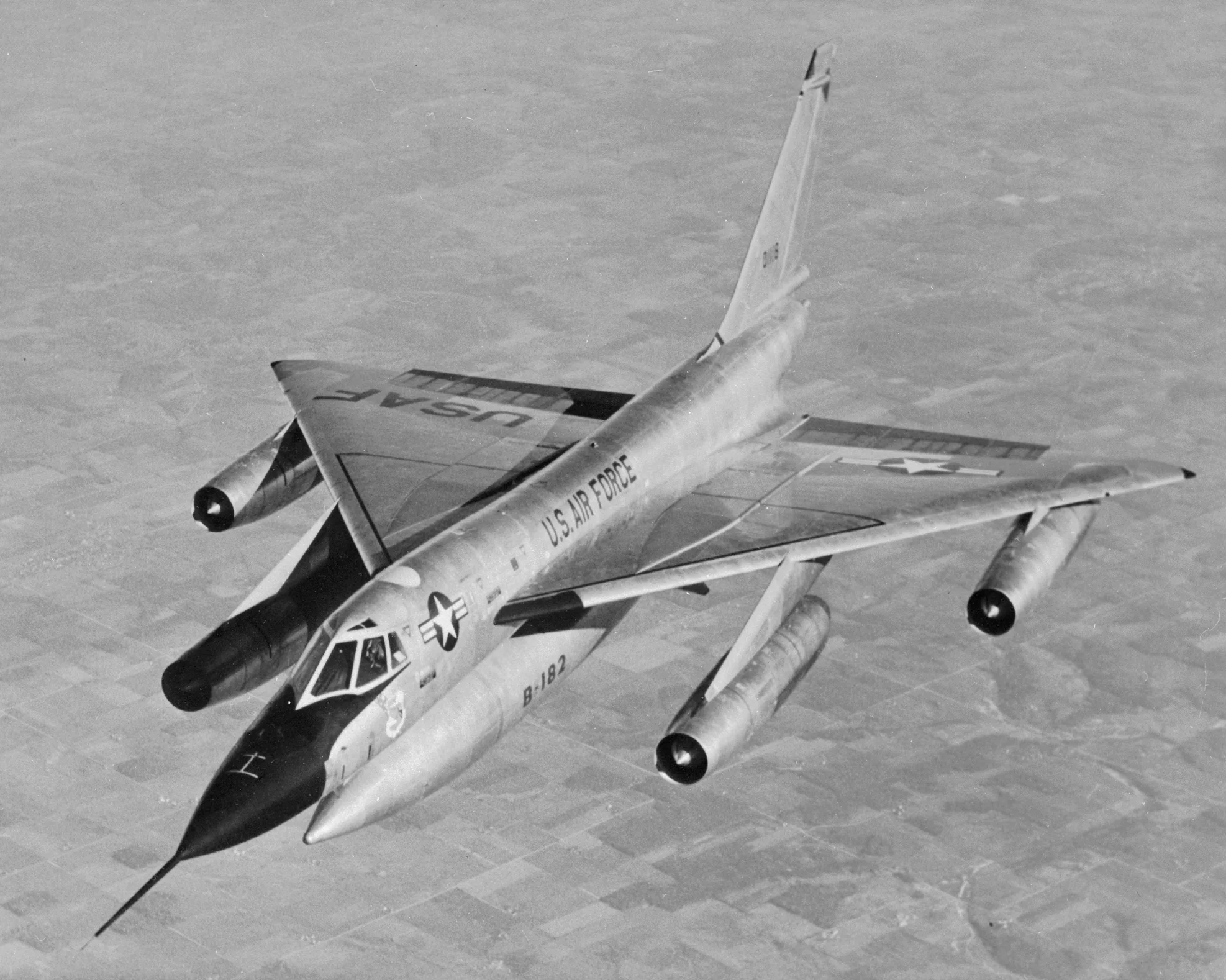 Representative view of Convair B-58 Hustler.