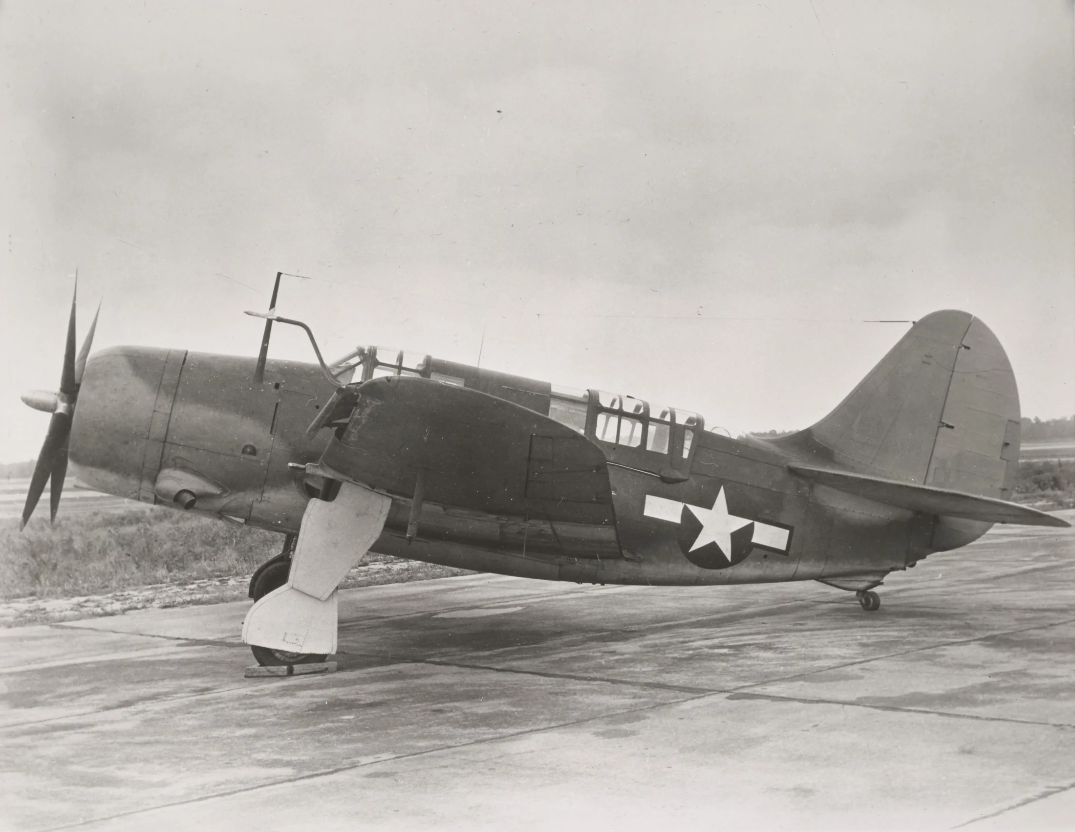 Representative view of Curtiss SB2C Helldiver.