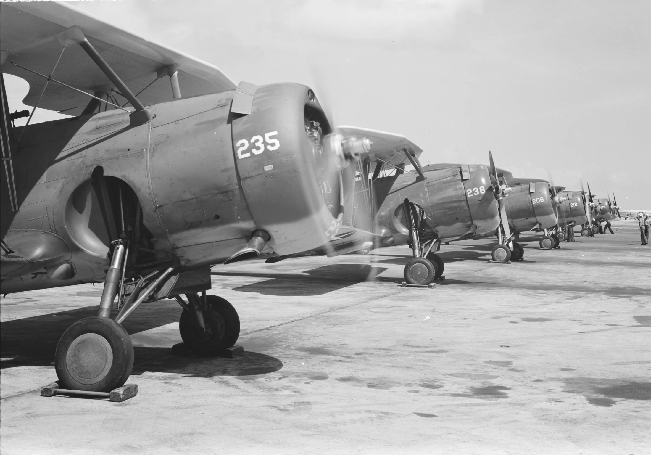 Representative view of Curtiss SBC Helldiver.