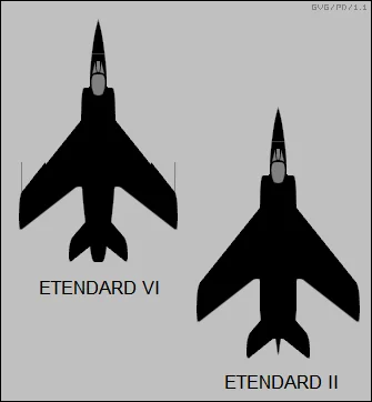 Representative view of Dassault Étendard II.