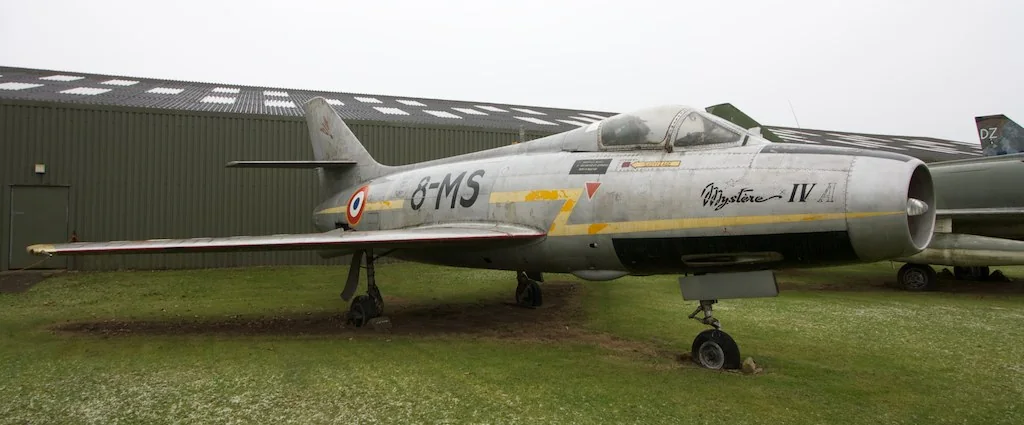 Representative view of Dassault Mystère IV.