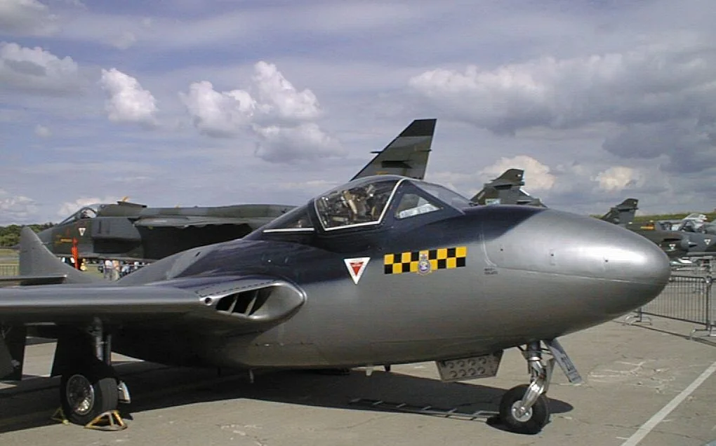 Representative view of de Havilland Vampire.