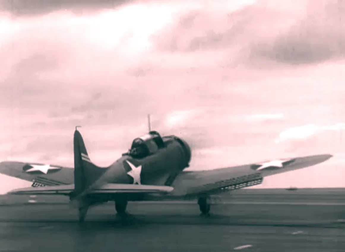 Representative view of Douglas SBD Dauntless.