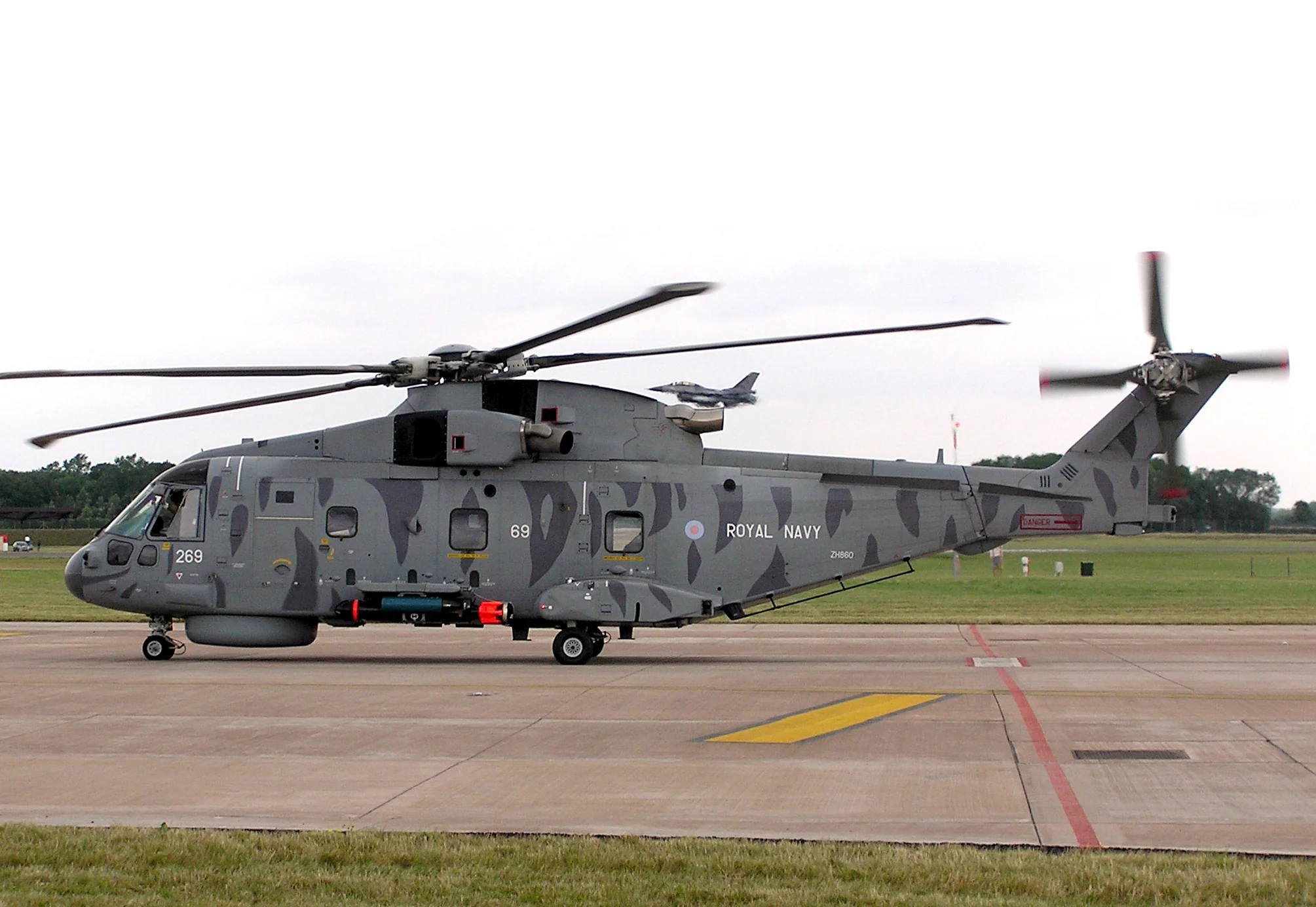 Representative view of EH Industries EH101 / AW101 Merlin maritime combat family.