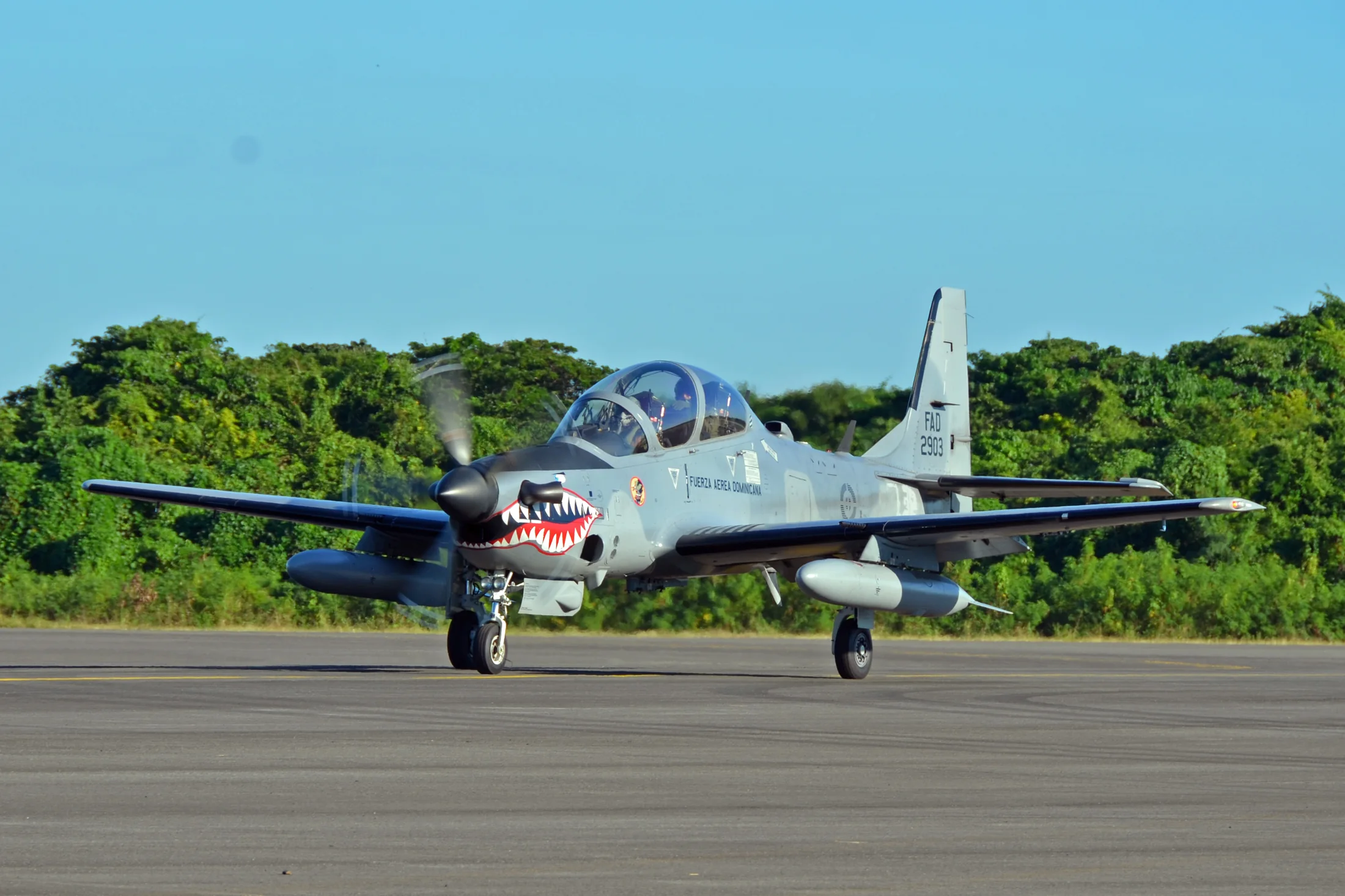 Representative view of Embraer EMB 314 / A-29 Super Tucano.