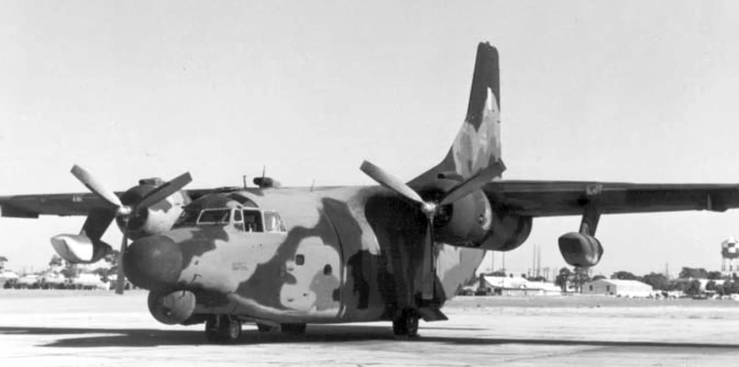 Representative view of Fairchild NC/AC-123K Black Spot.