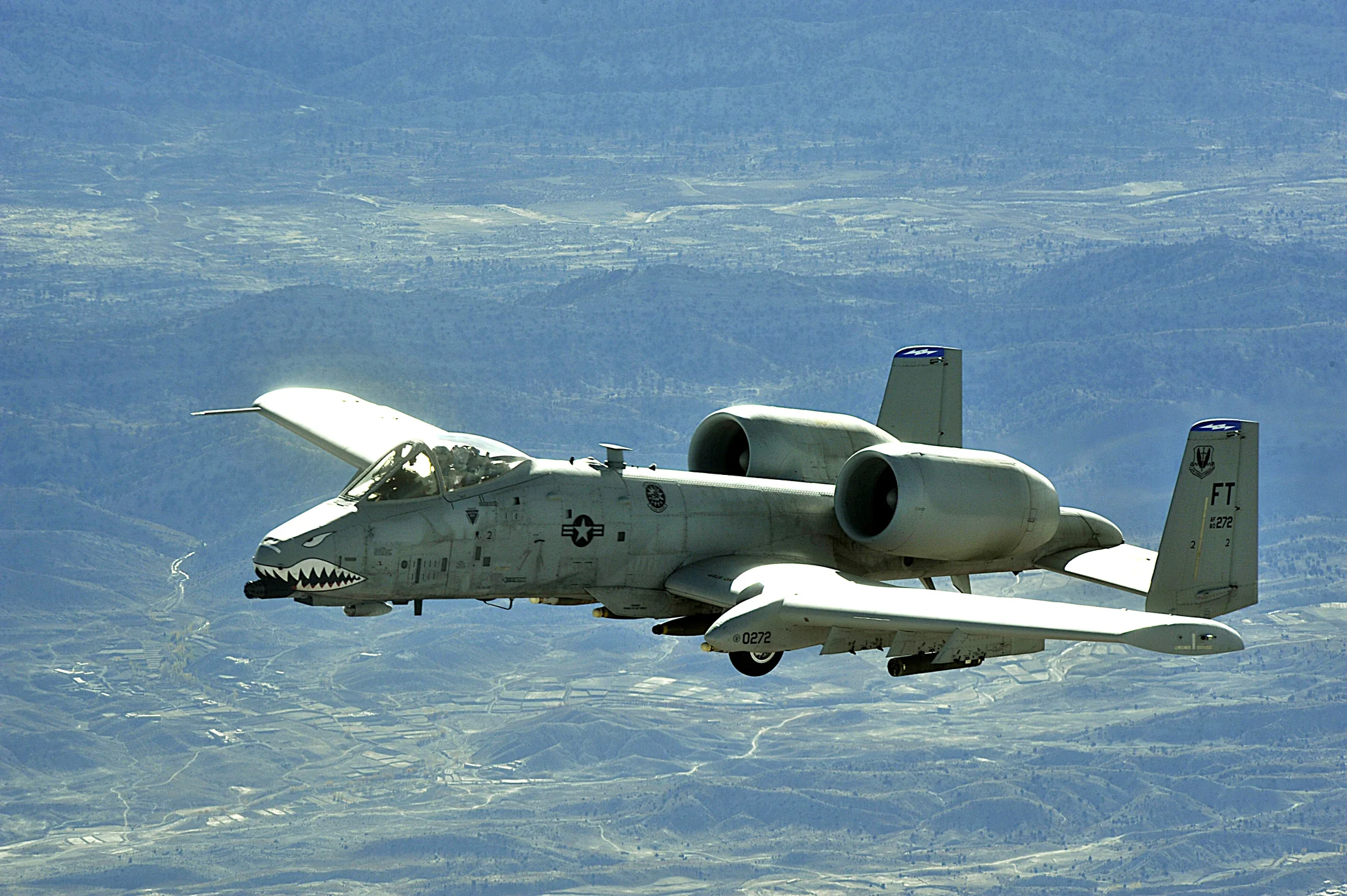 Representative view of Fairchild Republic A-10 Thunderbolt II.