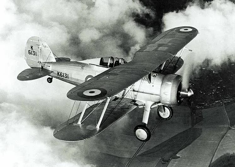 Representative view of Gloster Gladiator.