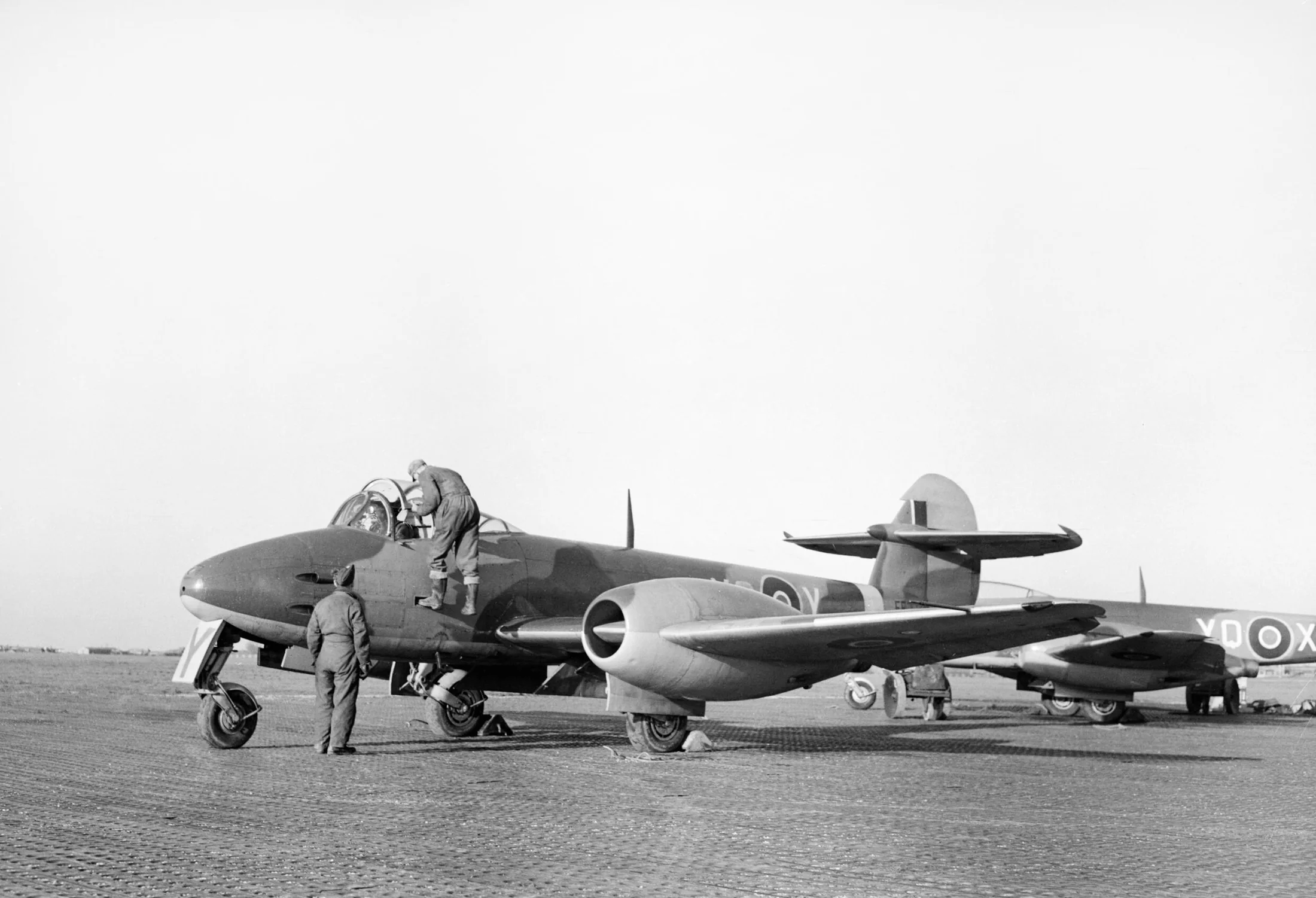 Representative view of Gloster Meteor.