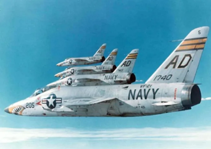 Representative view of Grumman F11F Tiger.
