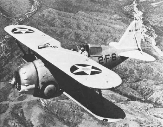 Representative view of Grumman F2F.