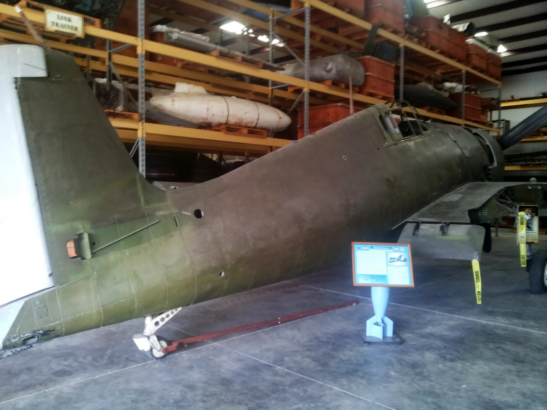 Representative view of Grumman F6F Hellcat.