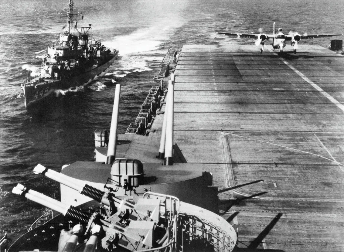Representative view of Grumman S2F Tracker.