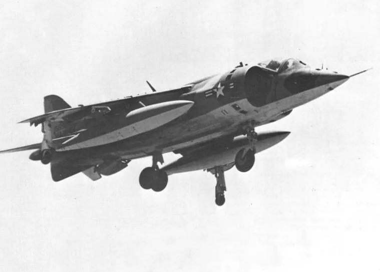 Representative view of Hawker Siddeley Harrier / AV-8A.