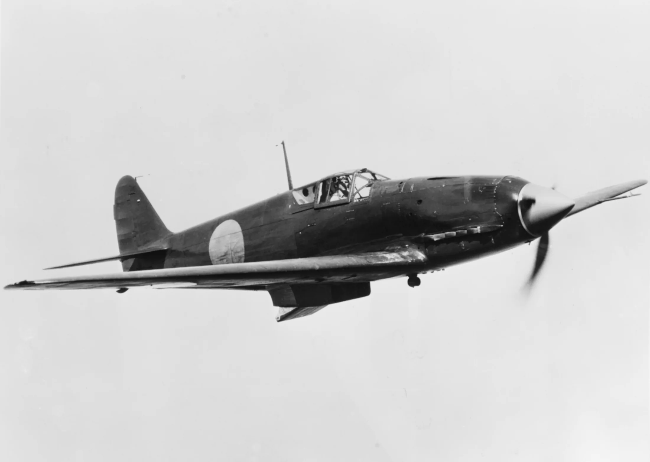 Representative view of Kawasaki Ki-61 Hien.