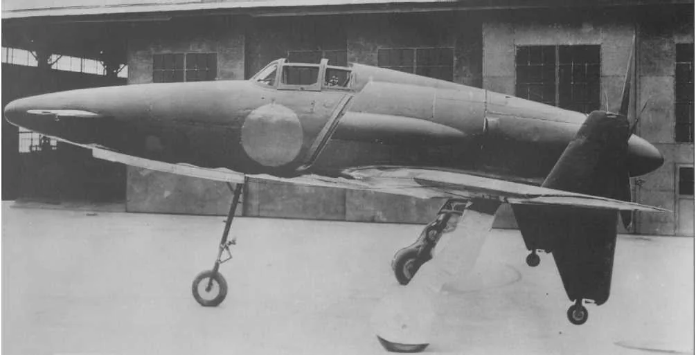 Representative view of Kyushu J7W Shinden.