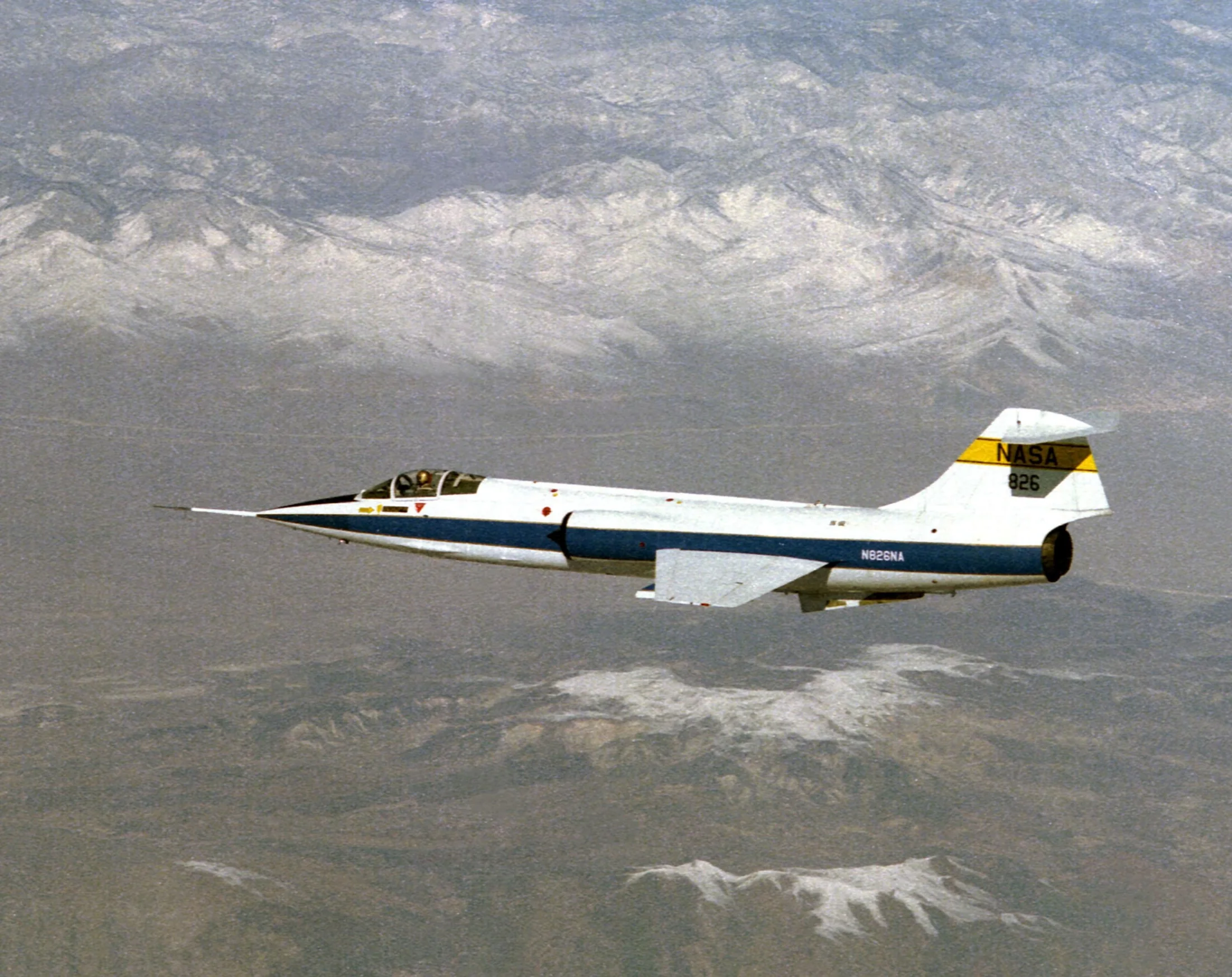 Representative view of Lockheed F-104 Starfighter.