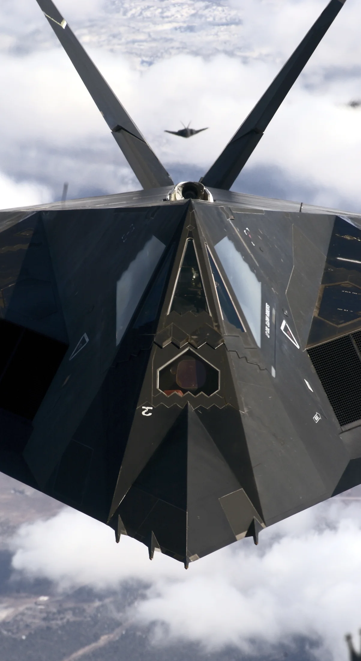 Representative view of Lockheed F-117 Nighthawk.