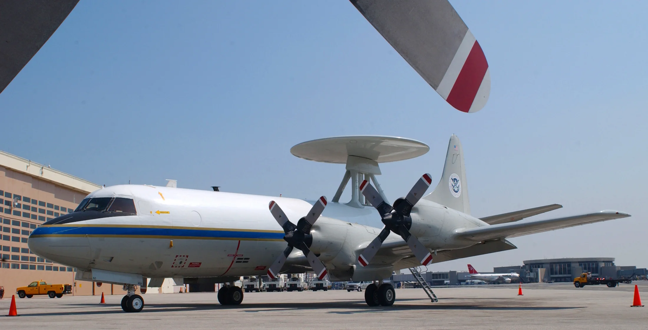 Representative view of Lockheed P-3 Orion.