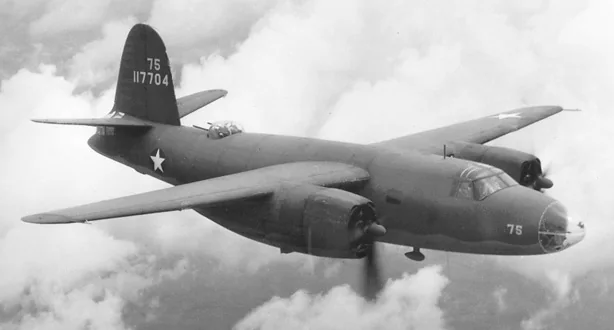 Representative view of Martin B-26 Marauder.