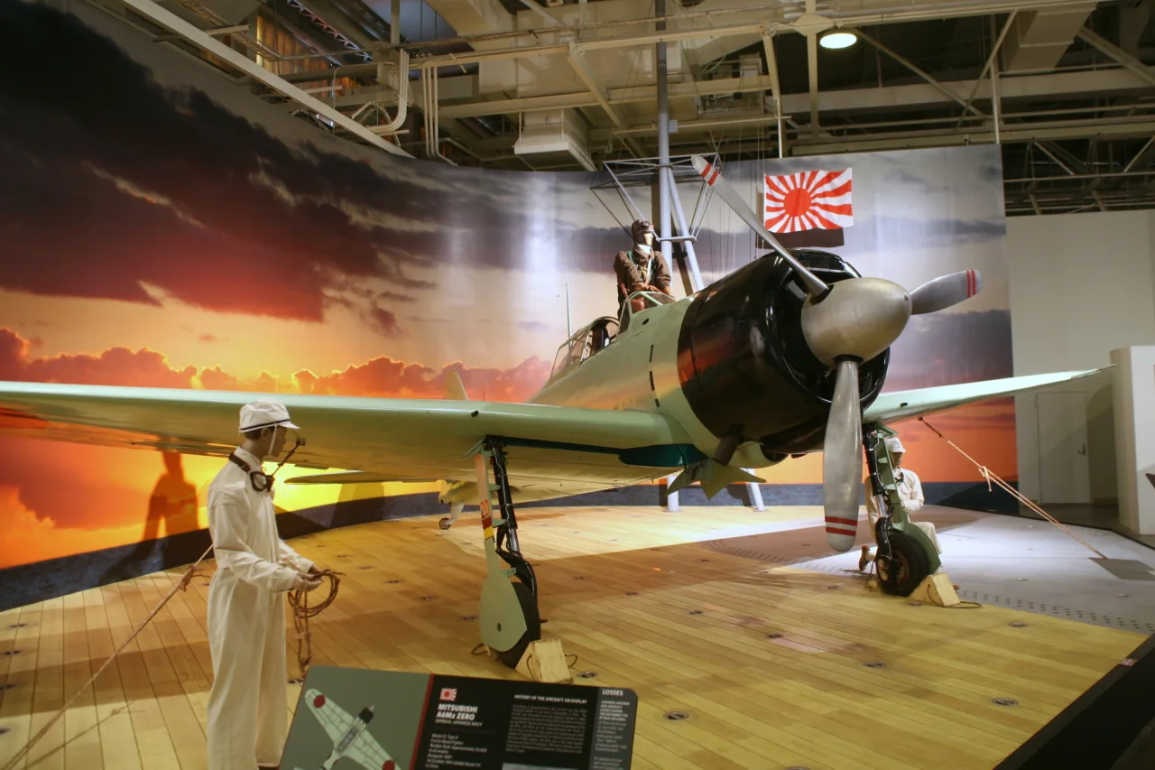 Representative view of Mitsubishi A6M Zero.