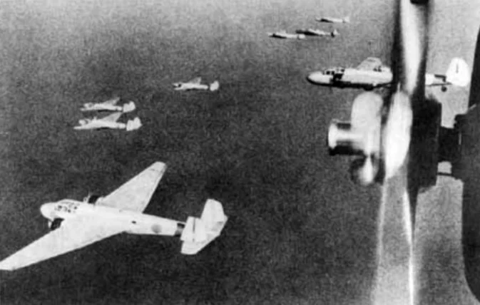 Representative view of Mitsubishi G3M.