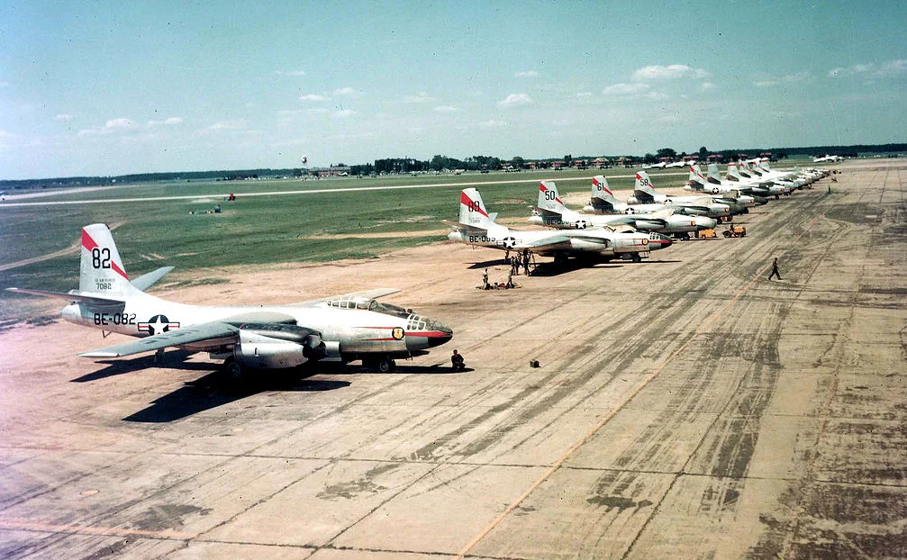 Representative view of North American B-45 Tornado.