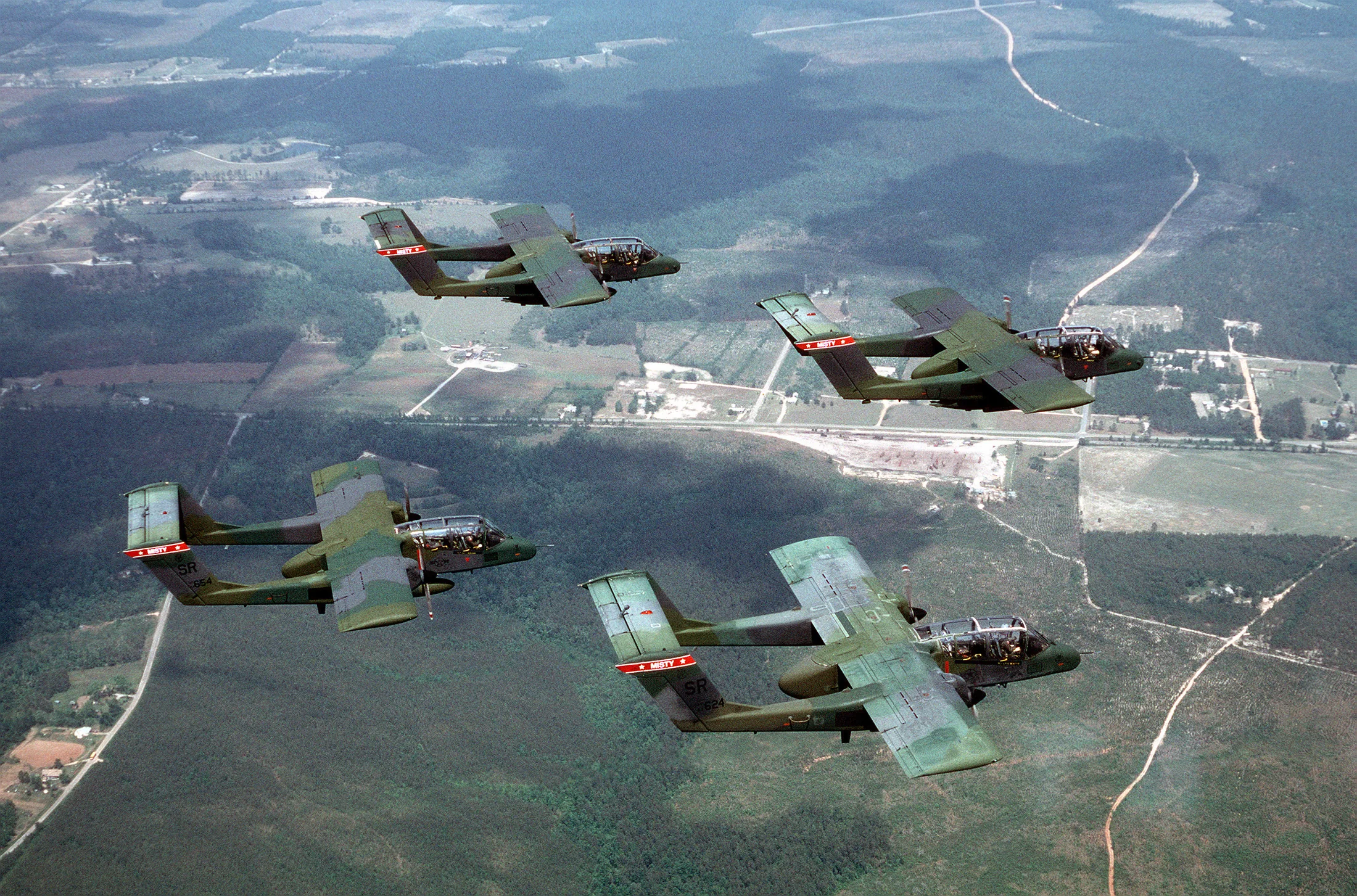 Representative view of North American Rockwell OV-10 Bronco.