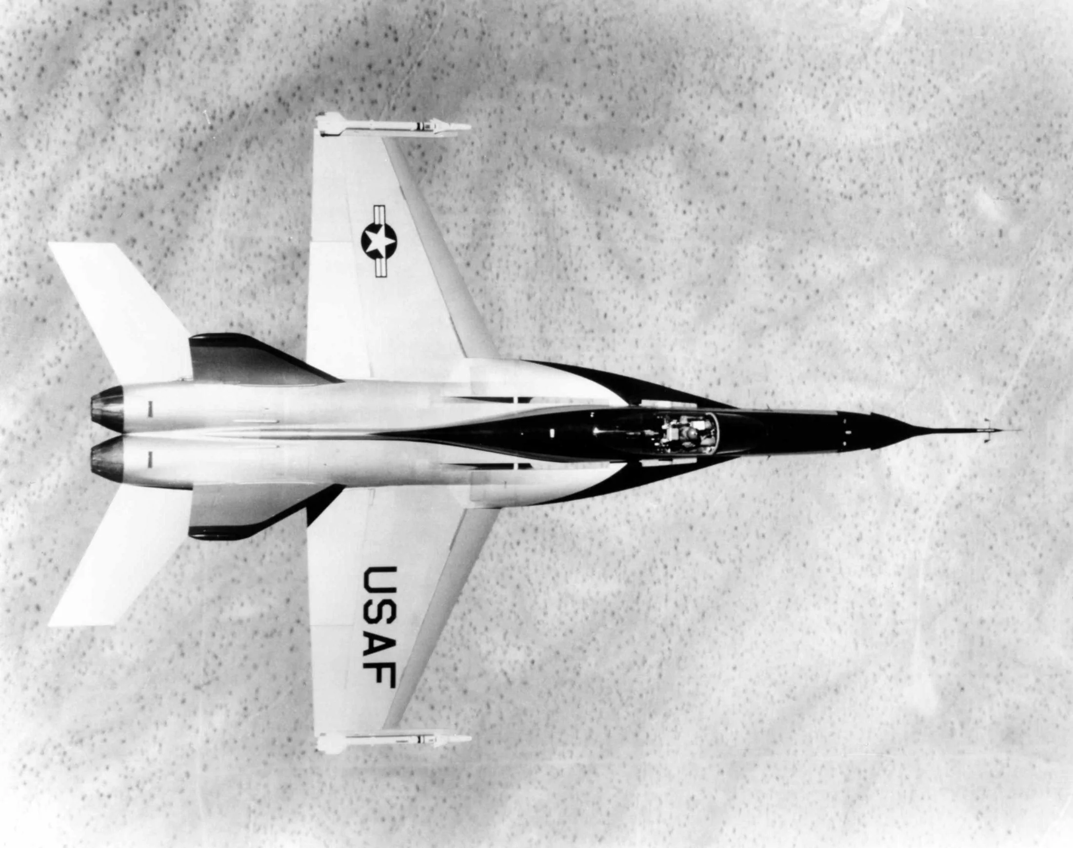 Representative view of Northrop YF-17 Cobra.
