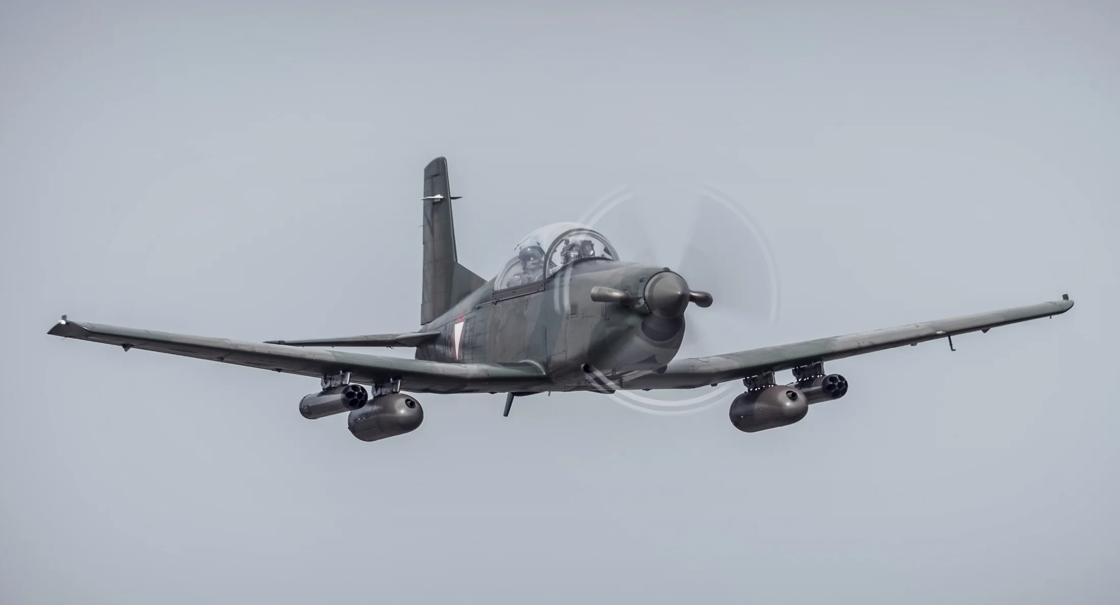 Representative view of Pilatus PC-7 armed family.