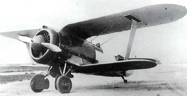 Representative view of Polikarpov I-153 Chaika.