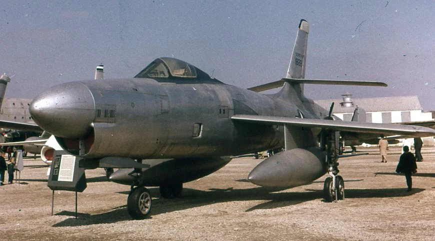 Representative view of Republic XF-91 Thunderceptor.