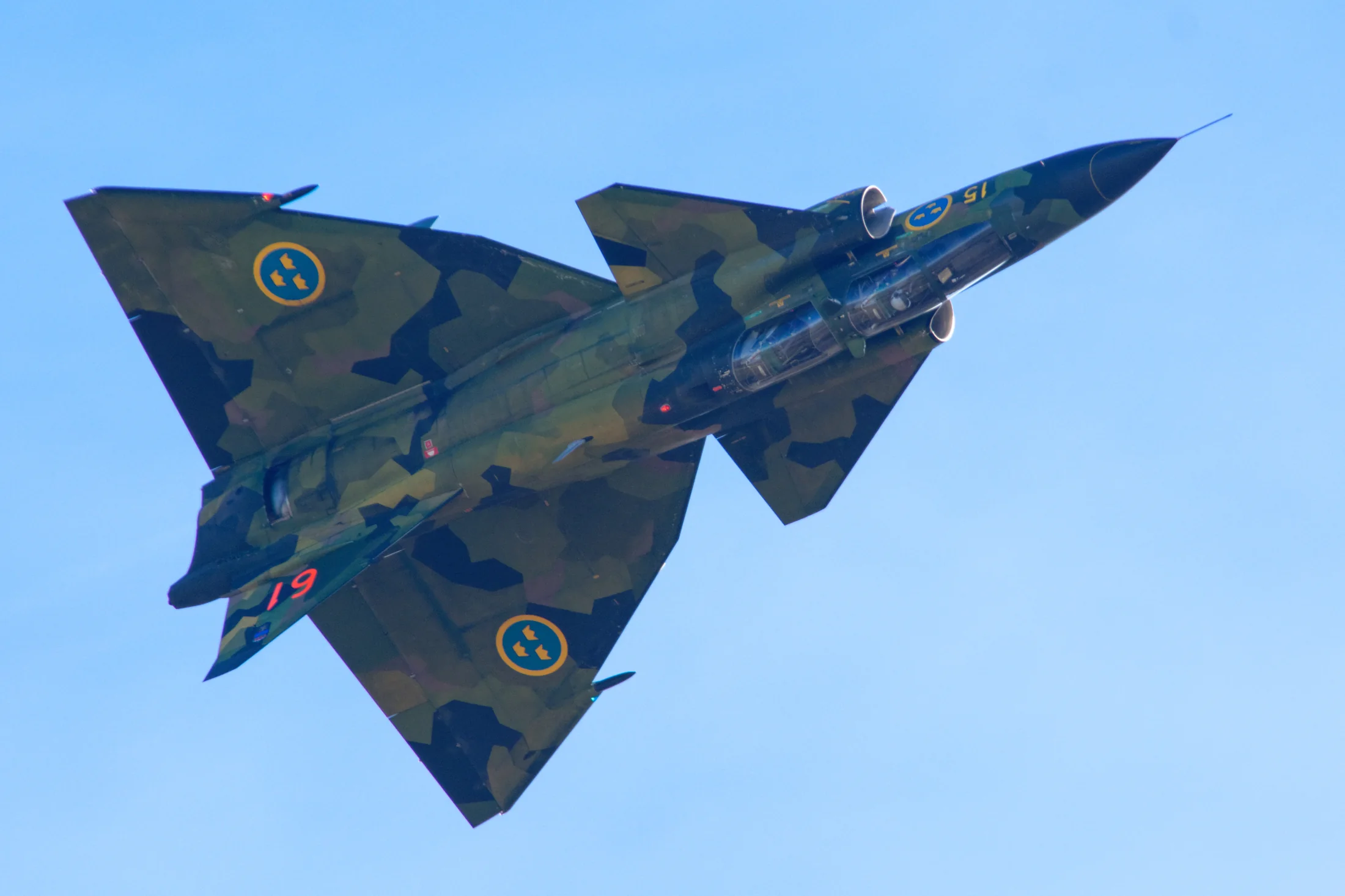 Representative view of Saab 37 Viggen.