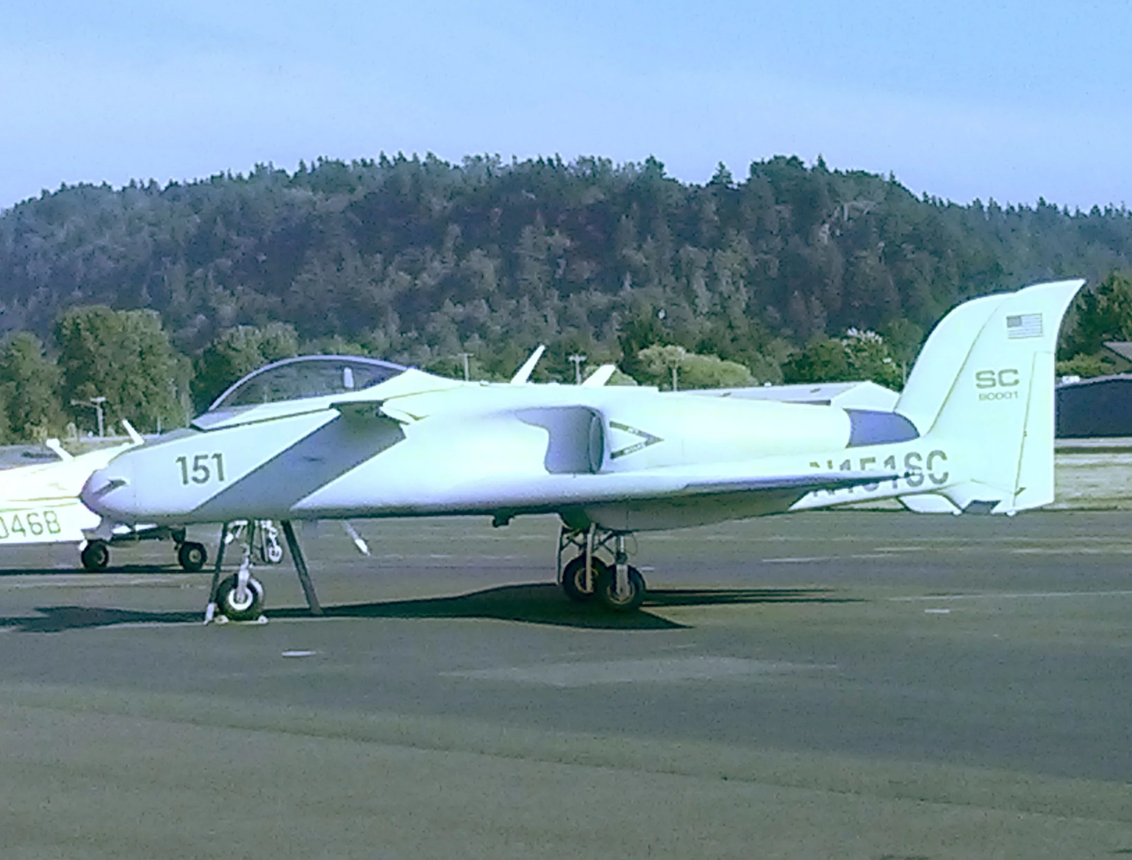 Representative view of Scaled Composites ARES.