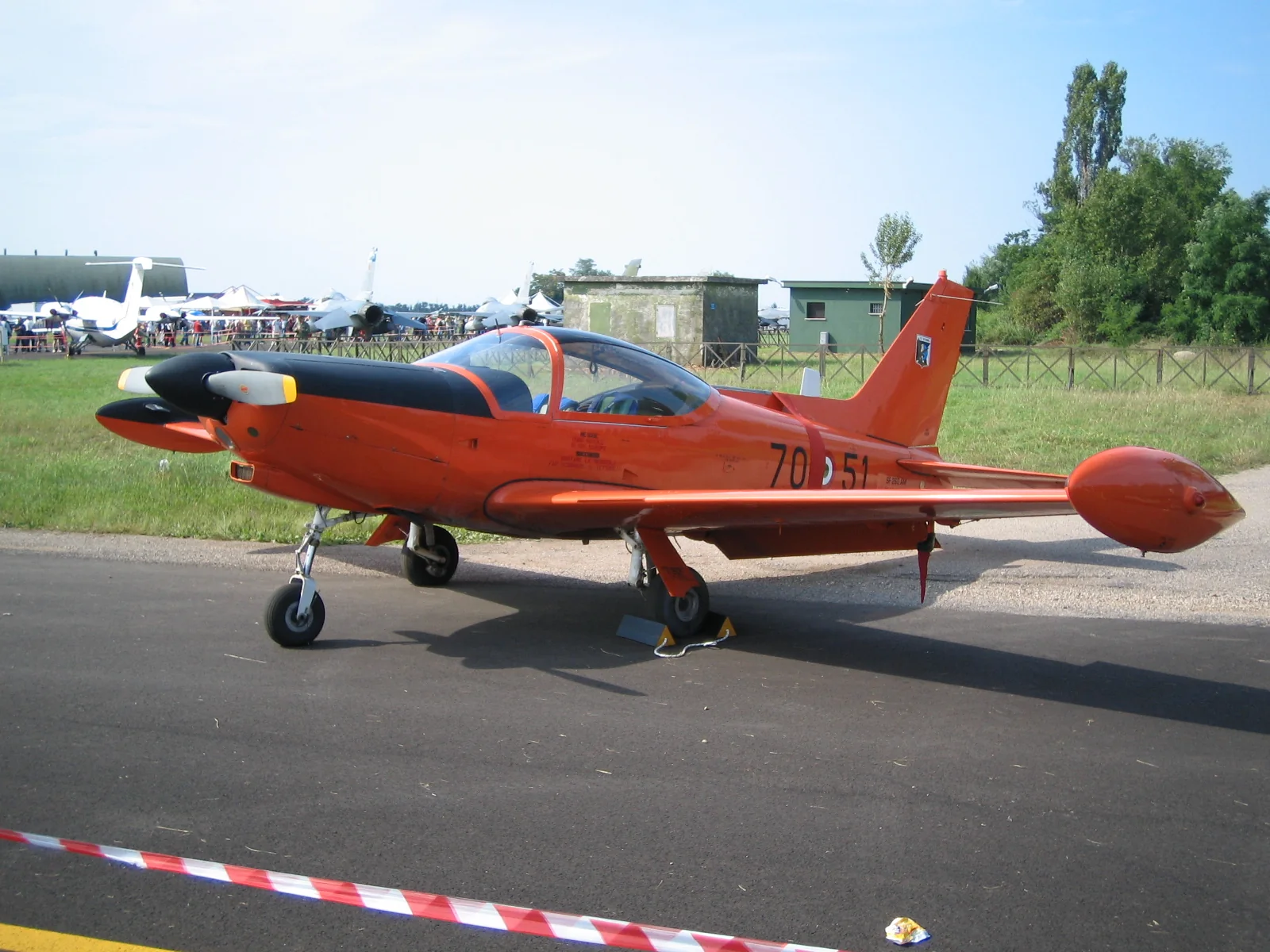 Representative view of SIAI-Marchetti SF.260 armed family.