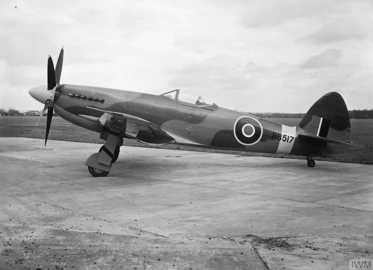 Representative view of Supermarine Spiteful.