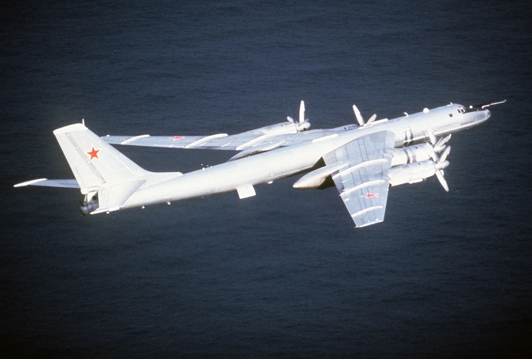Representative view of Tupolev Tu-142.