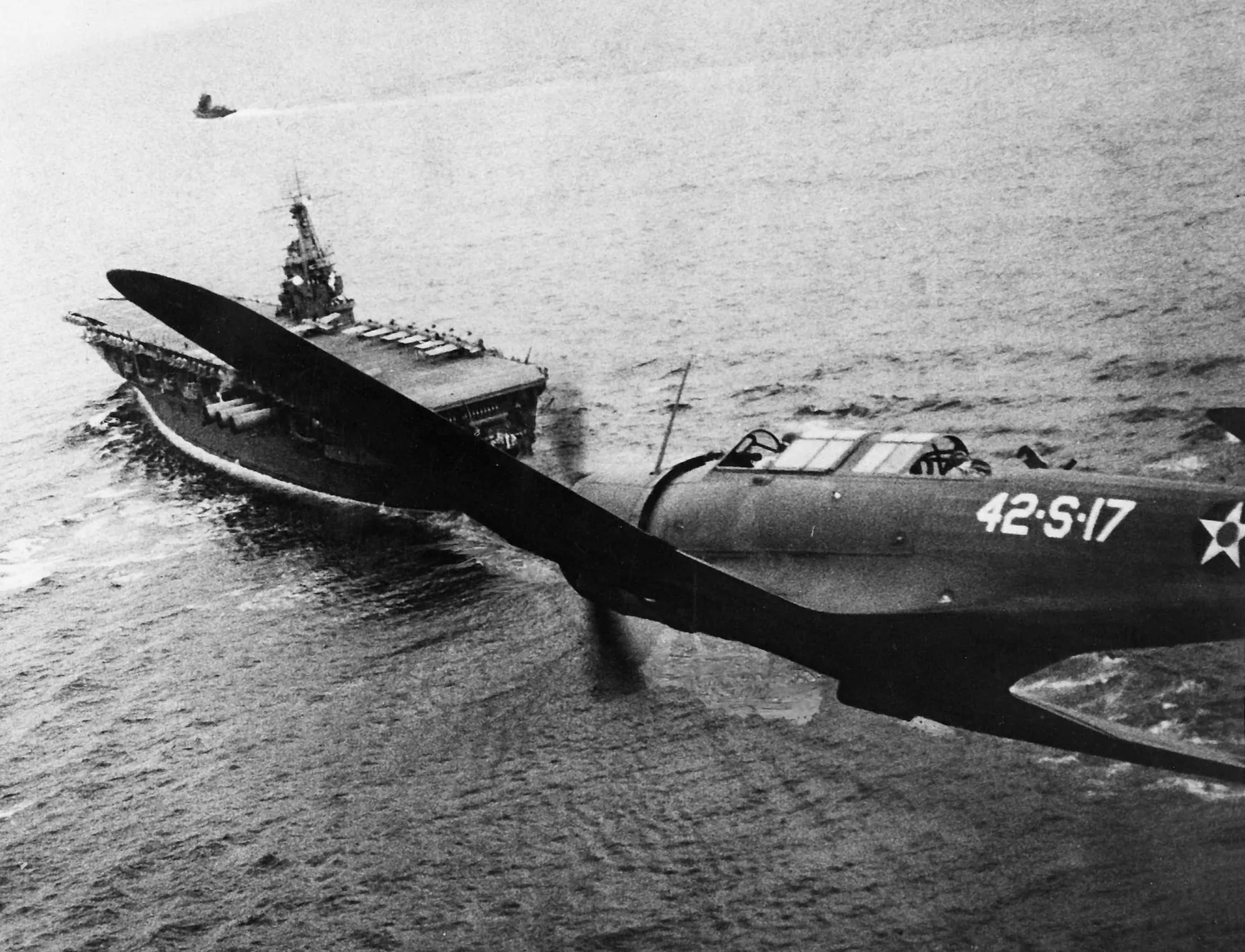 Representative view of Vought SB2U Vindicator.