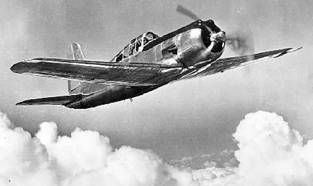 Representative view of Vultee P-66 Vanguard.